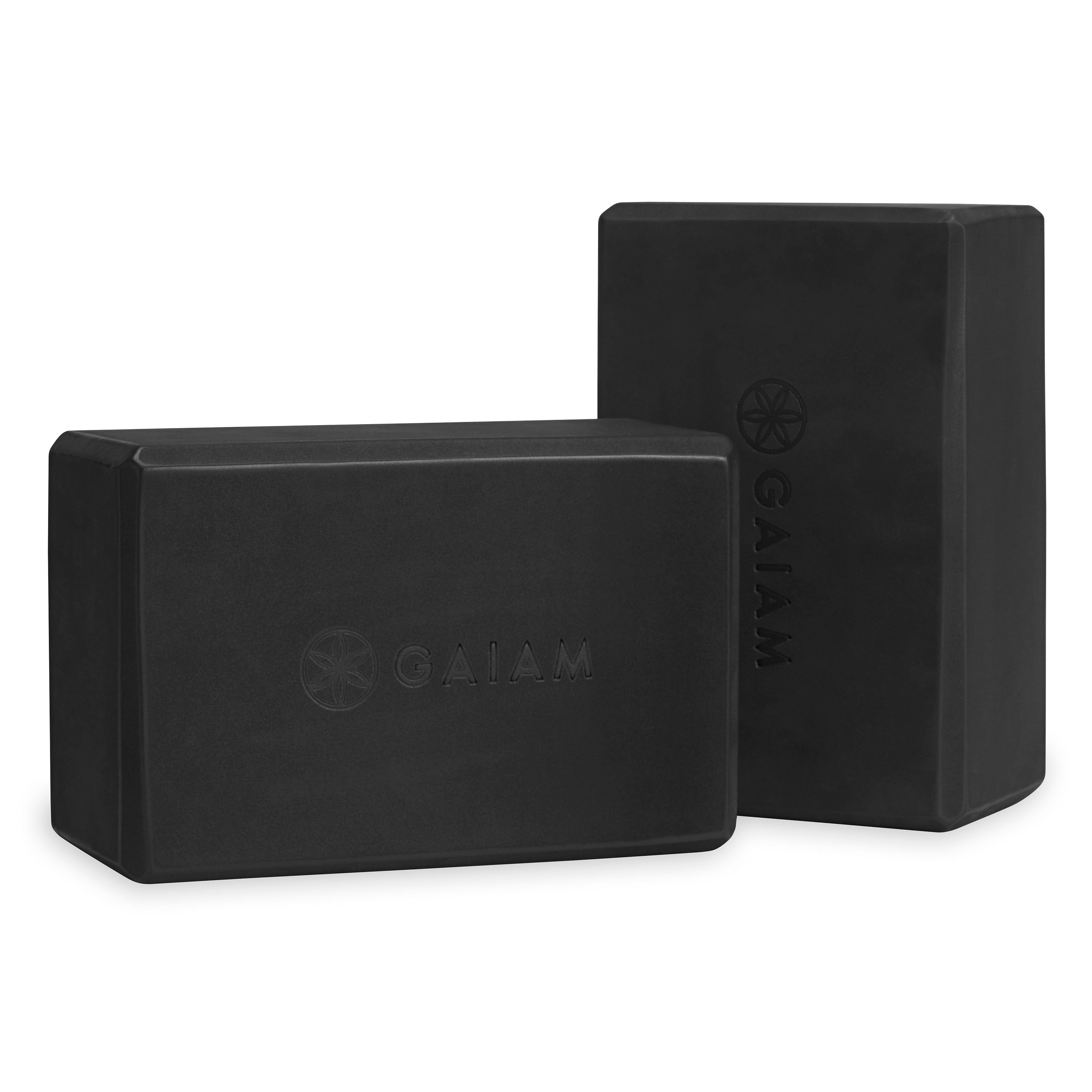 Yoga Block 2 Pack Black